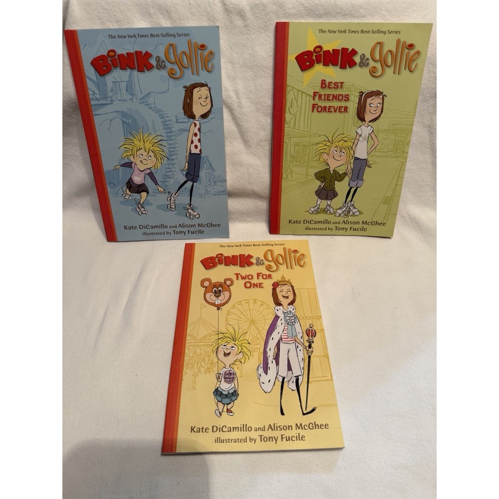 Bink & Gollie 3 Book Lot Kate DiCamillo Alison McGhee Paperback Kids Series